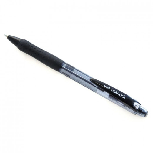 Uni-ball Laknock Ink Ballpoint Pen, 1.0mm, Black