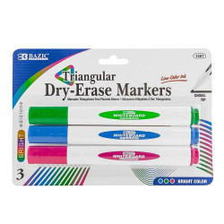 Bazic Brush Markers, 6 Fluorescent Colors