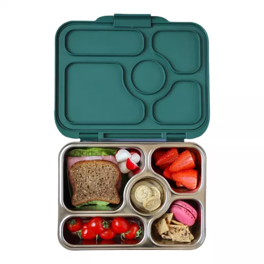 Bento Box Lunch Box Stainless Steel Leakproof, Kale Green