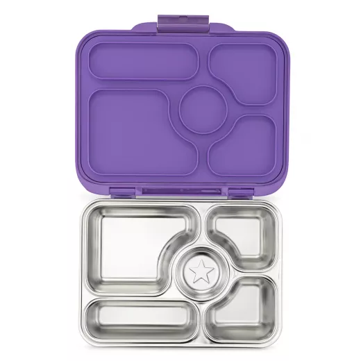 Bento Box Lunch Box Stainless Steel Leakproof, Purple