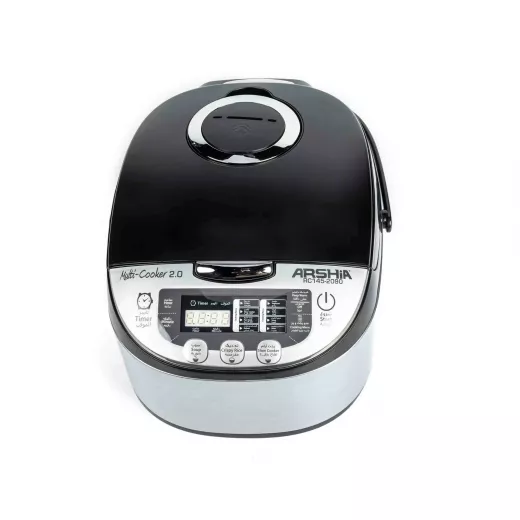 Arshia Digital Multicooker 6 Programs settings 6Litre inner pot , 770watts , Automatic keep warm keeps food fresh for up to 24 hours