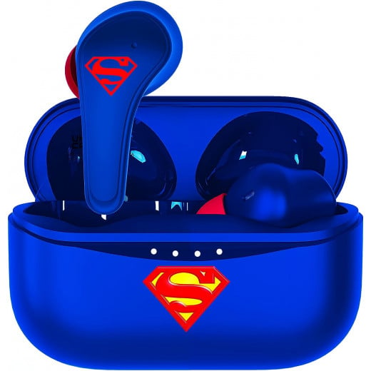 Superman TWS Wireless Earphones with Charging Case