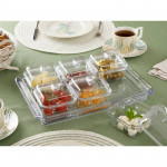 English Home Axel Acrylic Breakfast Container, Transparent, 35 Cm
