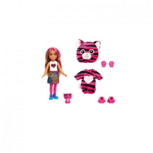 Barbie Cutie Reveal Jungle Series Chelsea Tiger Doll