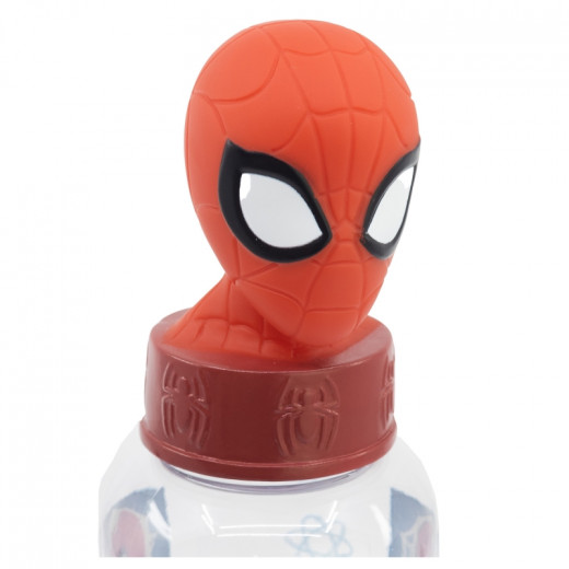 Stor 3d Ecozen Figurine Bottle 560 Ml Spiderman Arachnid Grid
