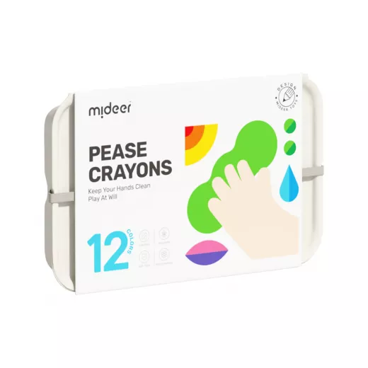 Mideer Peas Crayons - 12 Colors