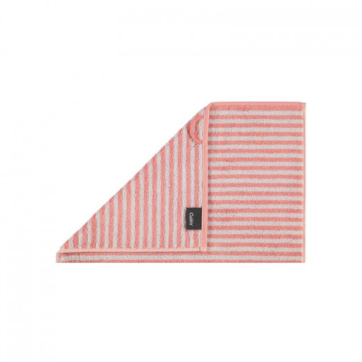 Cawo Two-Tone Washcloth, Pink Color, 30x30 Cm