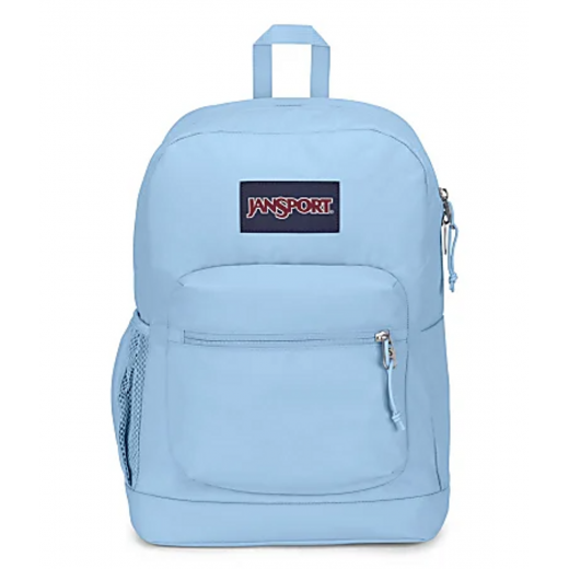 JanSport Cross Town Plus Backpack, Light Blue Color 17"