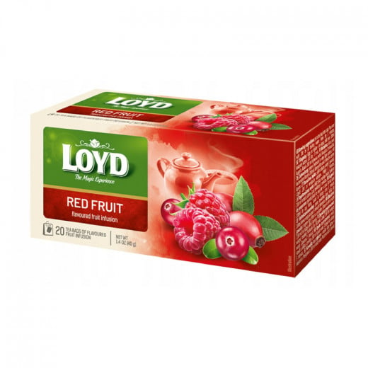 LOYD Flavored Red Berry Tea Fruit (20 Bags)
