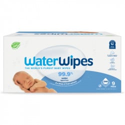 WaterWipes Baby Wipes Sensitive Newborn Skin, 540 Wipes (9 Packs of 60 Wipes)