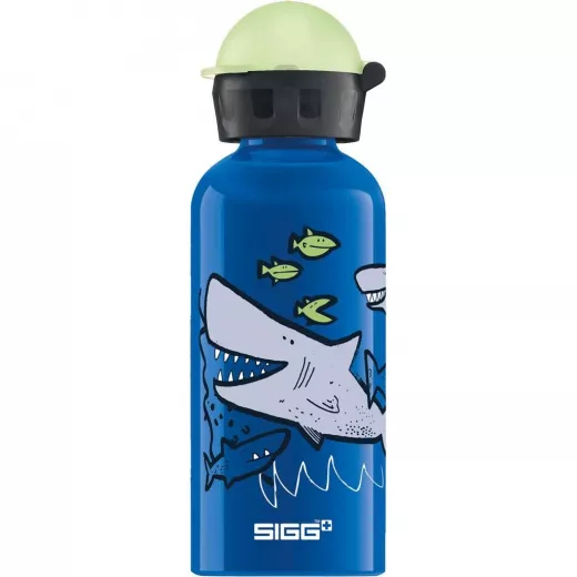 Sigg Sharkies Stainless Steel Water Bottle, 400 ml