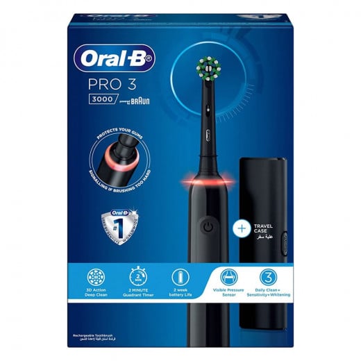 Oral B 3 Electric ToothBrush Edition Black Pro 3