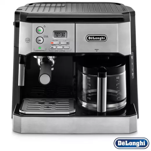 De'Longhi BCO431.S Combi Filter Coffee Machine, Silver & Black, 1.2L