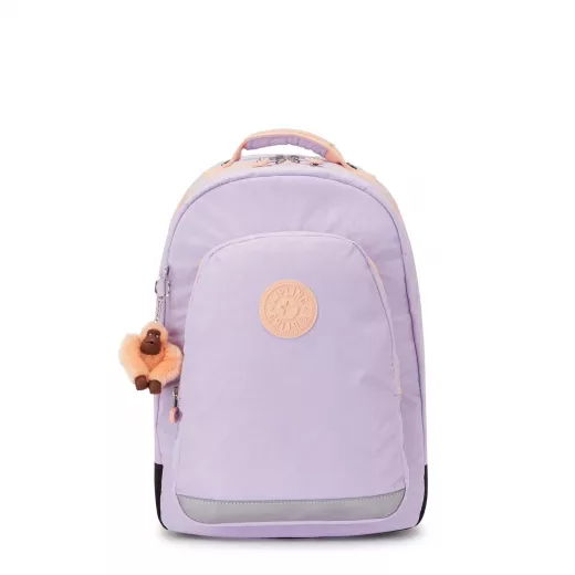 Kipling-Class Room-Large Backpack With Laptop Protection Purple