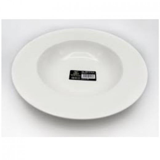 Wilmax Stella Deep Plate - White  25.5cm