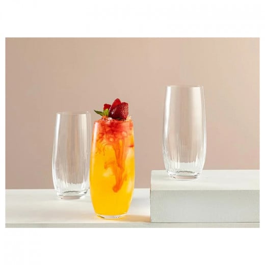English Home Crystal Soft Drink Glass 350 Ml, 3 Pieces