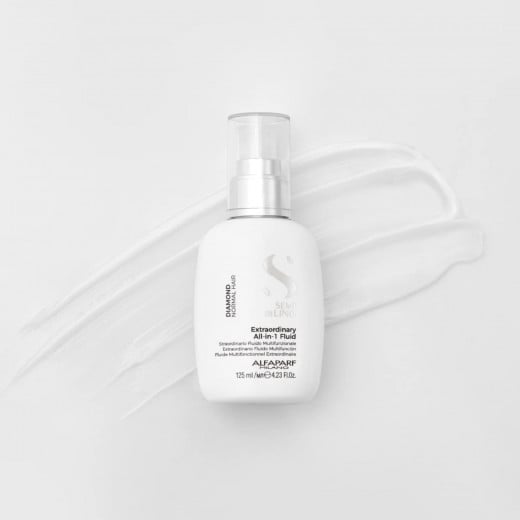 Alfaparf Milano Semi di Lino Diamond Extraordinary All-in-1 Leave-In Fluid with Thermal Protection - Detangles, Protects, Softens, Smooths, Controls, Seals Cuticles - Vegan Formula