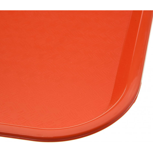 Vague Fast Food Tray Plastic 45 centimeter x 35 centimeter Red