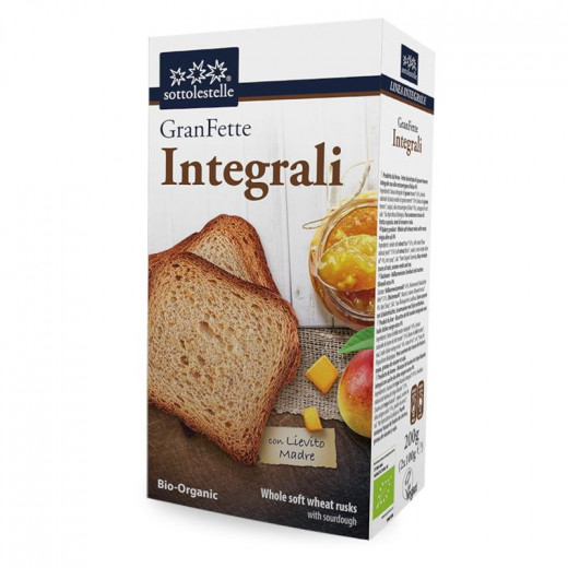 Sottolestelle Org Whole Wheat Rusk with Olive Oil 185g