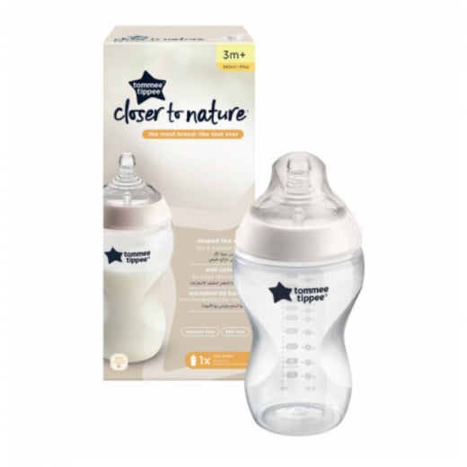 Tommee Tippee Closer to Nature 340 ml Bottle, +3 months