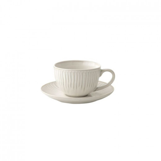 Easy Life Gallery Cup & Saucer Set - White 250ml