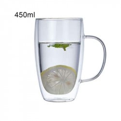 ARMN Anchor Double-Wall Glass Mug 450ml
