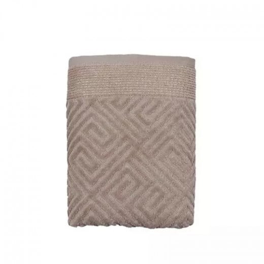 Nova home jacquard towel versace beige/silver  30*50
