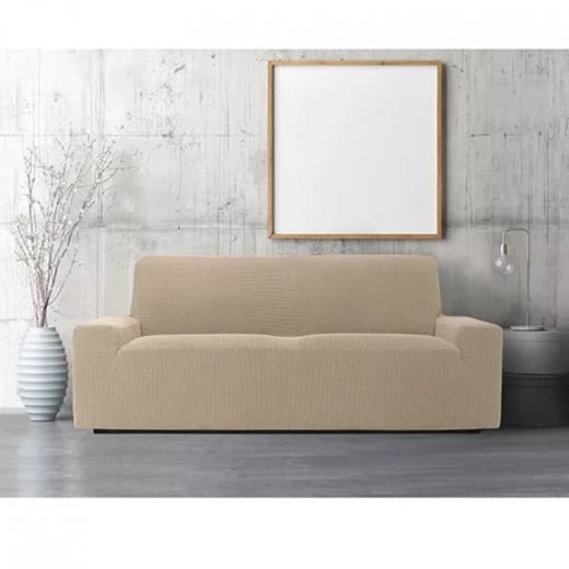 Tunez Model 1 Seat Sofa Elastic Cover, Measure from 70 to 110 cm, Beige