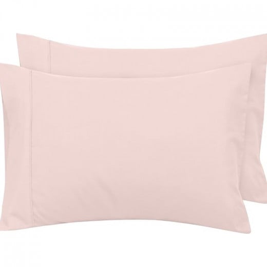Royale pillow case  plain standard fushia