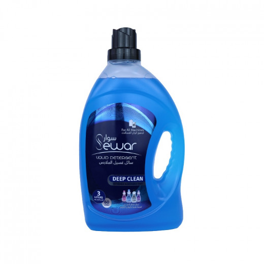 Sewar laundry detergent liquid,  Blue  3 liters