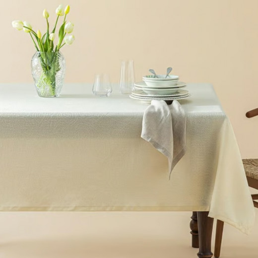 English Home Nelda Polyestere Stainproof Table Cloth  Beige 140*180 cm
