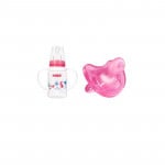 Farlin Standard Neck Feeder +Suavinex Smoothie Collection Anatomical Soother Pacifier