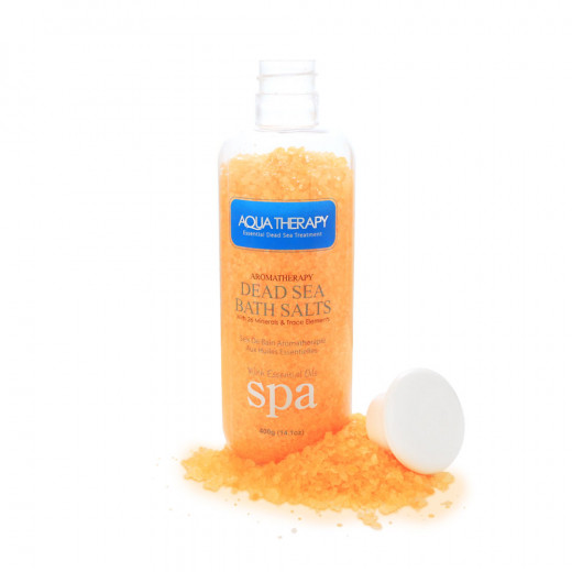 Aqua Therapy Bath Salt With Essential Oil (Orange), 400g