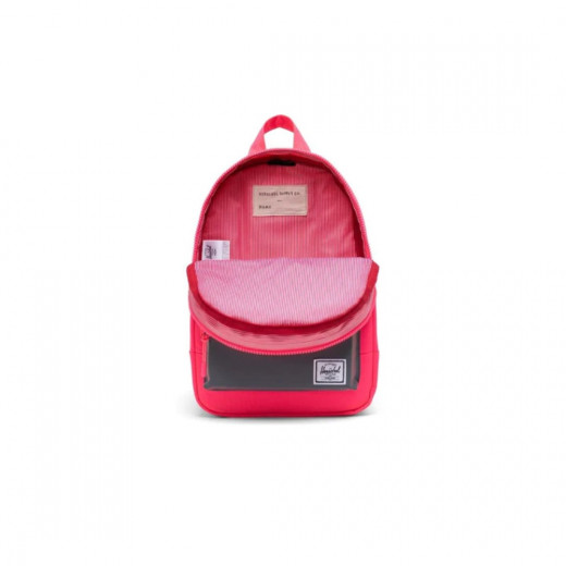 Herschel Heritage Youth Backpack  Neon Pink/silver Reflective