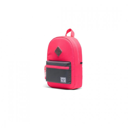 حقيبة ظهر هيريتيج للشباب عاكسة باللون الوردي/الفضي من هيرشال