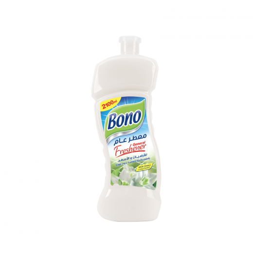 بونو معطر عام للأسطح والأرضيات برائحة الورد الأبيض، 2.1 لتر