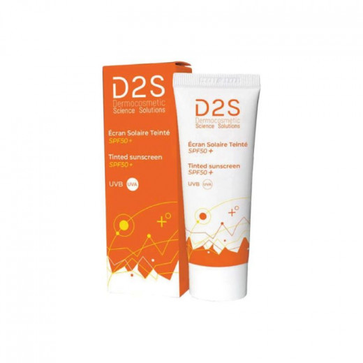 D2s Tinted Sunscreen Spf+ 50ml