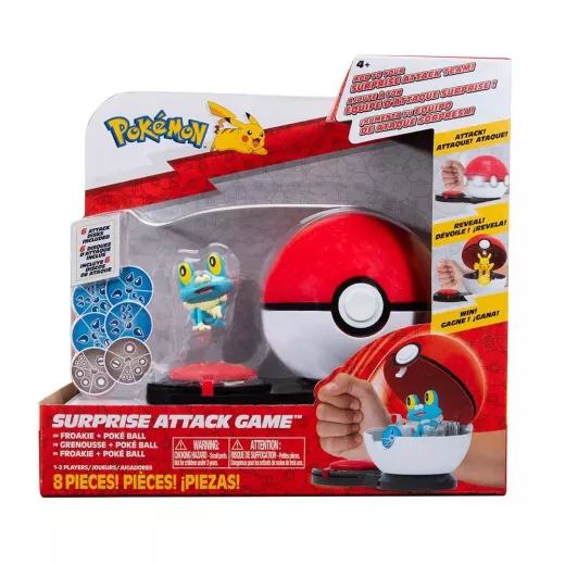 Pokemon  Game Surprise Attack Game Single-pack Froakie With Poké Ball