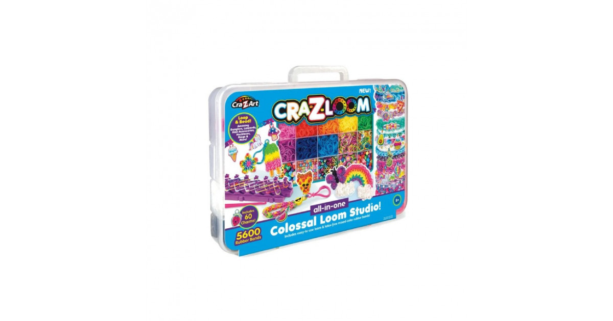 Cra-Z-Art Cra-Z-Loom Rubber Band Loom Kit, The Ultimate, 8+