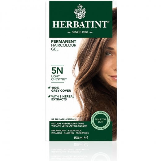 Herbatint Permanent Hair Dye 5N Light Chestnut  150ml