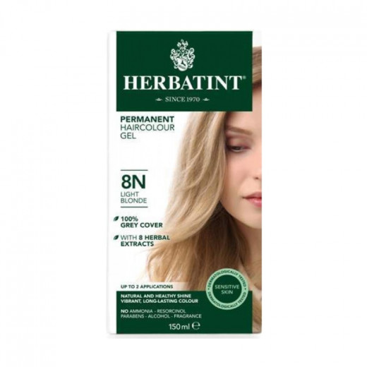 Herbatint Permanent Hair Dye 8N Light Blonde  150ml