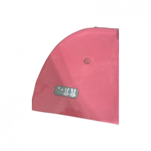 Newborn Baby Sleep Cap Cotton Baby Hat (Pink )