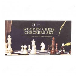 شطرنج مغناطيسي خشبي 3 في 1