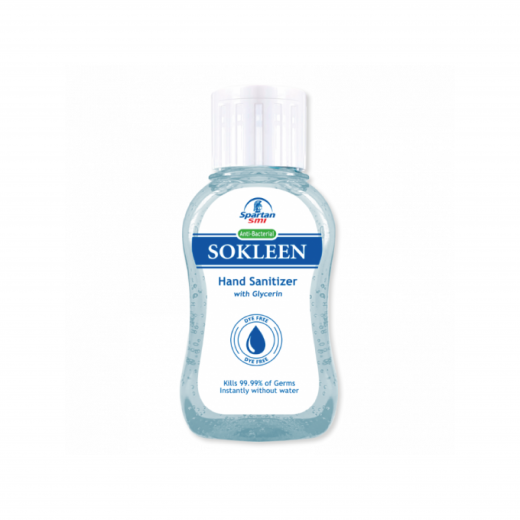 Suclean hand sanitizer and moisturizer gel, odorless and colorless, 100 ml