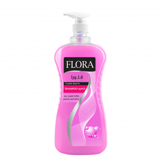 Flora for all hair types, pink, with 1475 kg pump