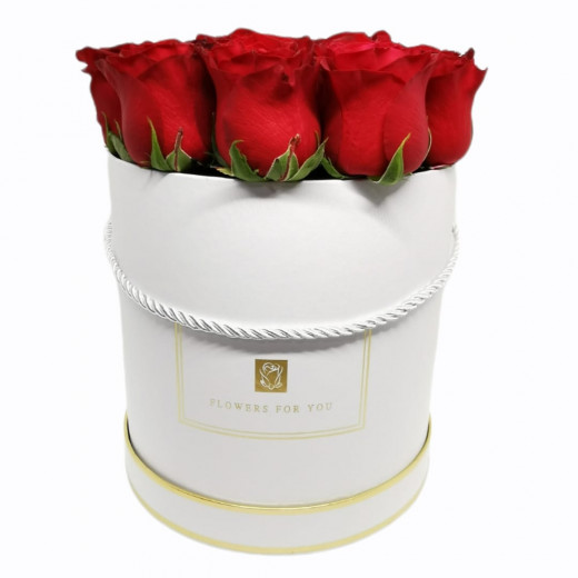 زهرة الورد الكلاسيكية، صندوق أبيض, باللحجم المتوسط
