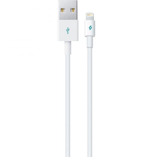 تي تيك لايتنينج USB للشحن / كابل البيانات، أبيض
