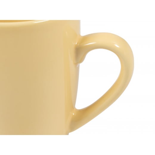 Decopor Stoneware yellow Color Mug 360 milliliter