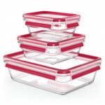 Tefal masterseal glass box set of 3 pieces