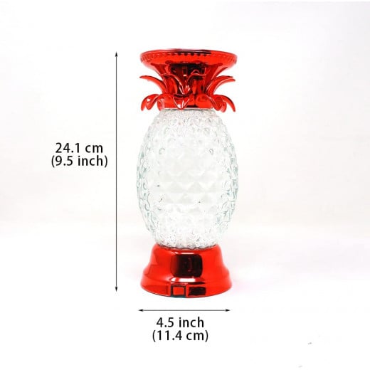 Colorful pineapple water globe glitter swirl led candle holder pedestal bath and body works 3-wick